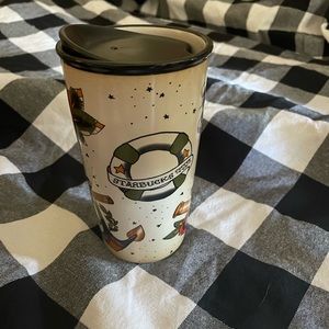 Starbucks 2015 Ceramic Rare Siren Mermaid Tattoo Sailor 12 OZ. Tumbler